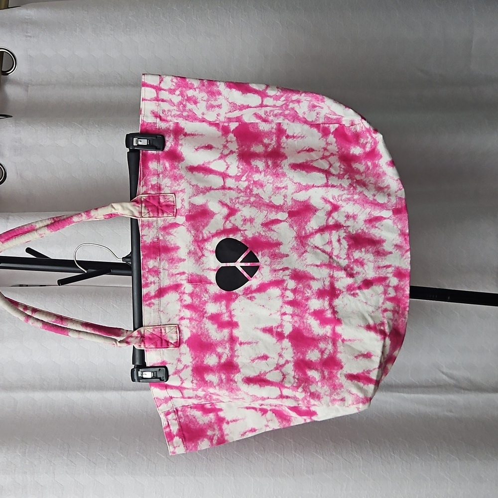 Aeropostale Pink and White Tie-Dye Tote